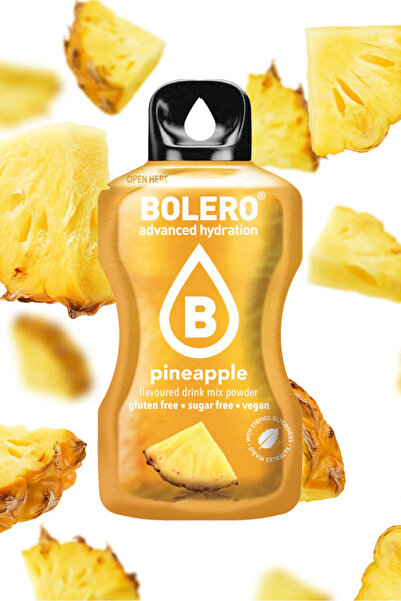 Bolero Advanced Hydration Drink Pineapple Flavored Hydrating and Sweetening Drink (12 Sticks)