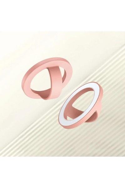 Vikefon Pink Portable Silicone Magnetic Phone Back Mount Phone Ring Holder for Magsafe iPhone 16 15 14 13 12