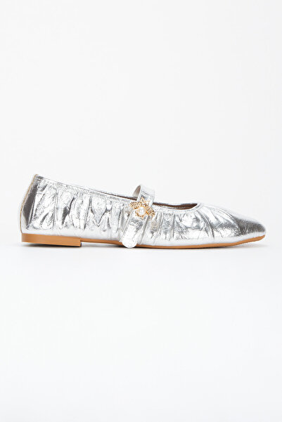 MFT AYAKKABI Mary Jane Style Comfortable Flat Sole Moccasin Loafer Ballet Flats