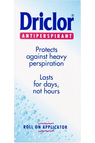 Driclor Roller Antiperspirant 20 ml, Unisex, Fragrance-Free