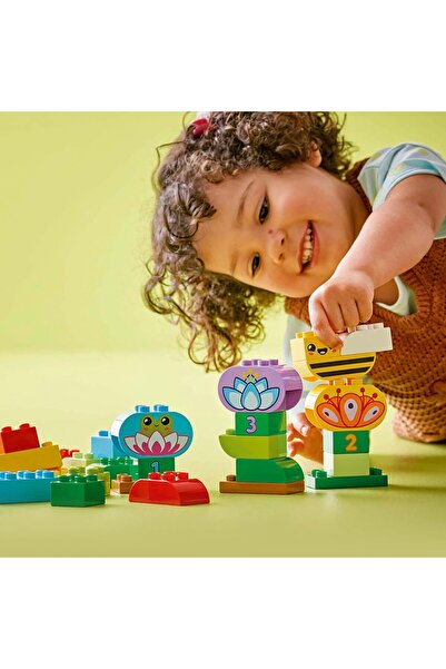 LEGO DUPLO Creative Garden & Flowers (10444) - Stacking toy set for ages 2+, 45 pieces