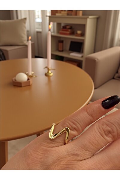 Bo Takı ve Aksesuar خاتم قابل للتعديل على شكل الإصبع الصغير