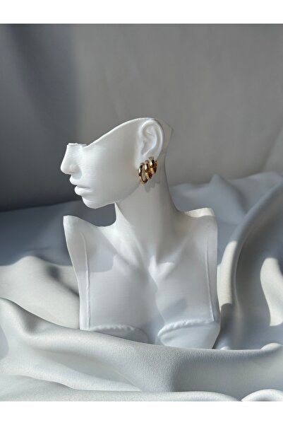 NB STEELORA حلق ثلاثي من الفولاذ ذهبي