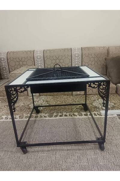 LAMST Abu Kafrat Grill - Black with White Marble