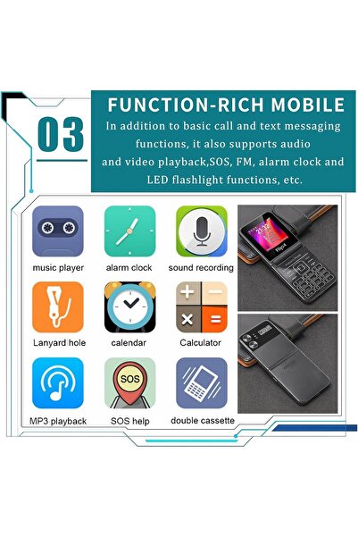 Generic DIHUXI Basic Elderly Mobile Phone, Large Keyboard, Fonts, Display, Speakers, Waterproof, Dual SIM, B