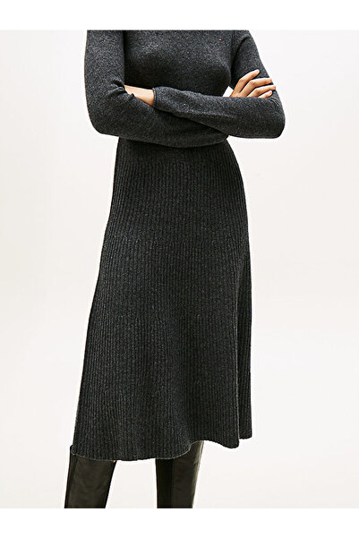 Tommy Hilfiger Midi Soft Wool Jumper Dress