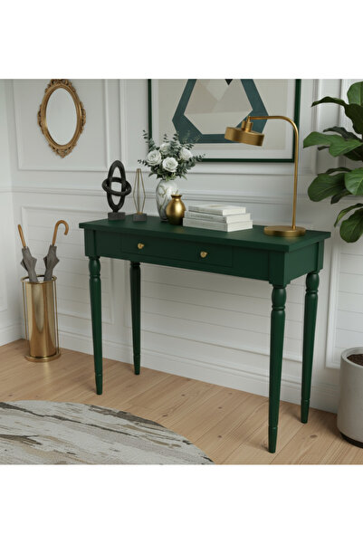 Wooding Mobilya 100 Cm Masif Tornalı Yeşil Dresuar