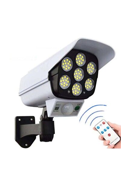 SmartElectro Lampă Solară cu Senzor de Mișcare și Telecomandă, 77 LED COB, IP...