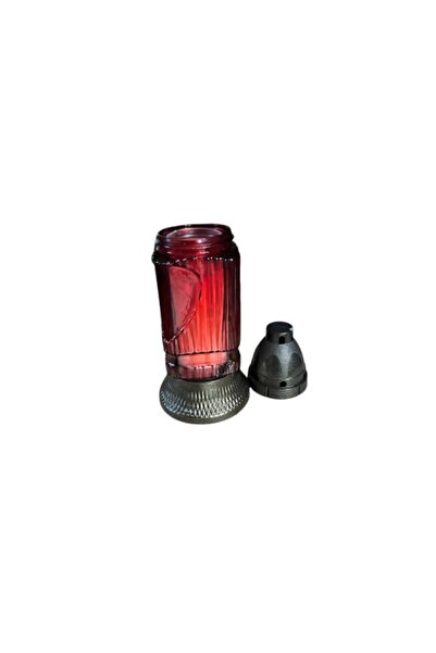 OEM Red Glass Candle, 20-hour Burn Time, 12 pcs/set