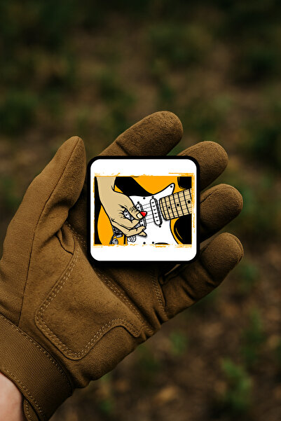 AHWALL ملصق/شارة/شعار توضيحي لعزف الجيتار الكهربائي