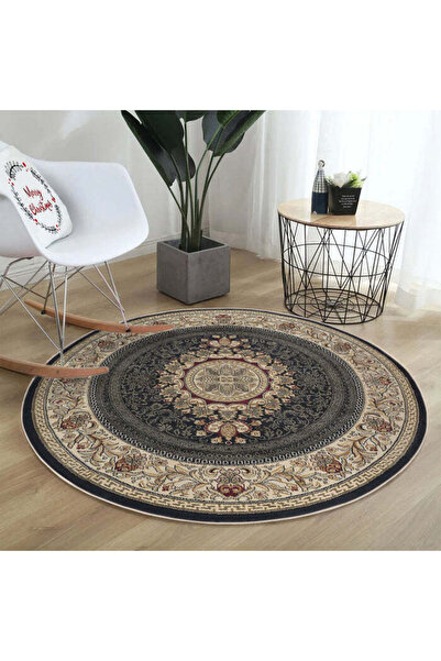 Asi Home Rug 523, 150 x 150 cm, Cotton/Polyester, Green