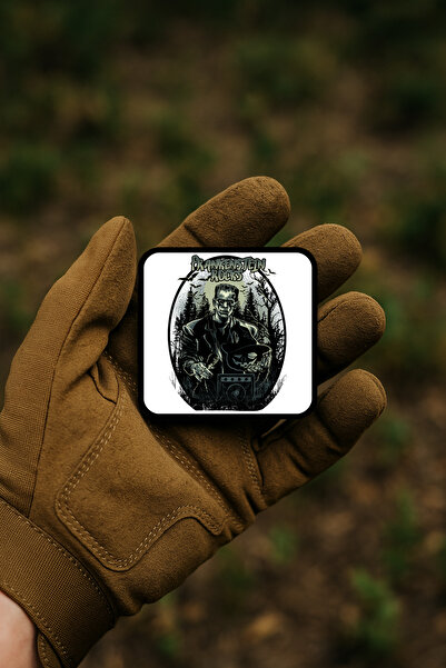 AHWALL شارة/شريط/شعار فرانكشتاين روكس بطابع الرعب والموسيقى