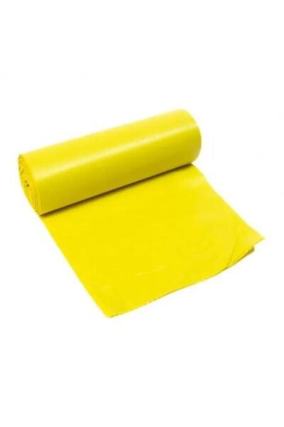 OEM Set of 10 Yellow garbage bags with jasmine scent, 60 L, 60x80 cm, 20 pcs/roll