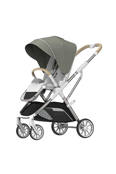 L-Sun Reversible foldable sport stroller with leg cover, 0-36 months, C7 Green