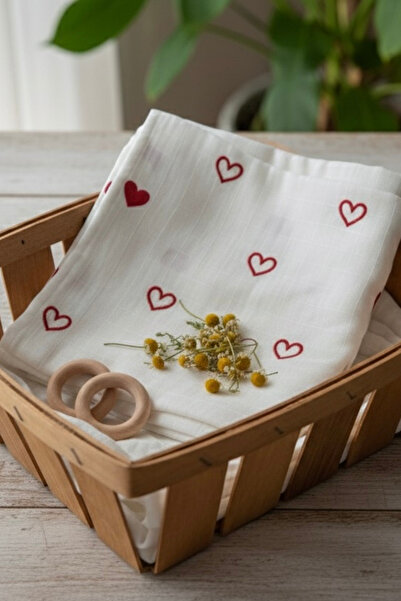 Ponchik بطانية من الموسلين بطبقة واحدة من القطن بنسبة 100% - 85x85 سم