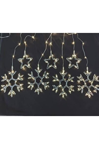 Craciun Εγκατάσταση λευκής κουρτίνας gald