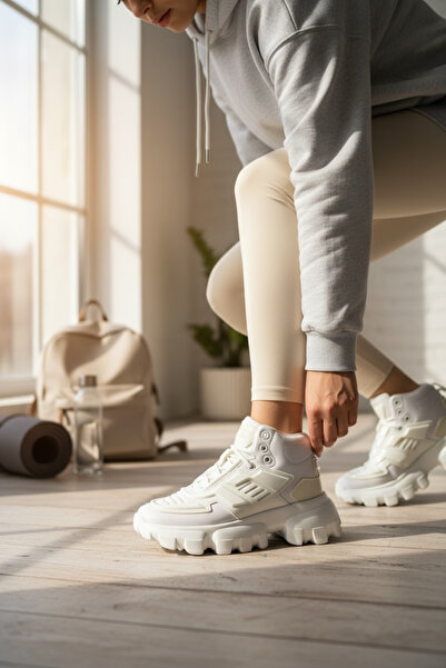 dehaine Women's sneakers made of eco-leather, DG H50