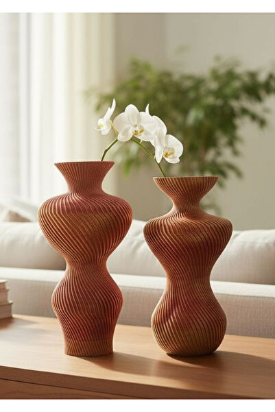 giyitec Modern Decorative Vase, Family Unity Decoration Gold-Copper