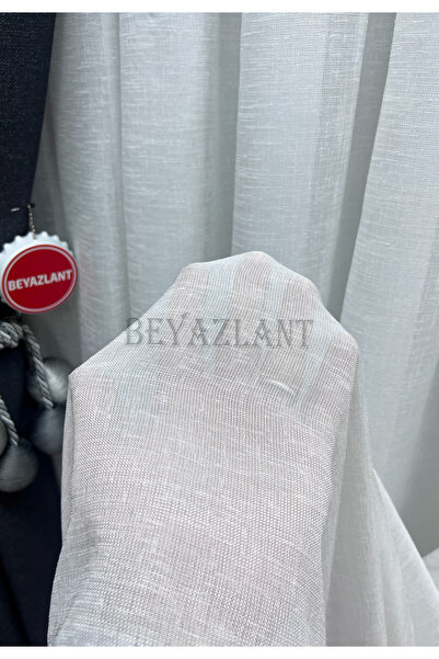 BEYAZLANT PARİS KETEN ORJİNAL FOLDET GRAMAJLI 1/3 SIK PİLELİ TÜL PERDE ÜTÜ İS...