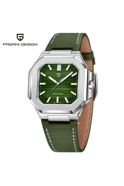 Pagani design PD-YS019 37mm Japon VH31 Kronograf Kuvars Saat Safir Kristal 50...