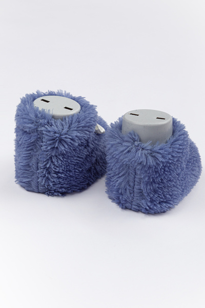 Lui Baby Baby Booties Plush 0/6 Months with Bow