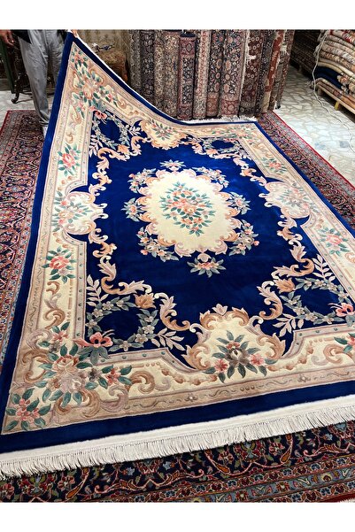 RD RAMAZAN DAĞ EL HALI SANATI El Dokuma Kabartmalı Çin Halısı Birinci Sınıf K...