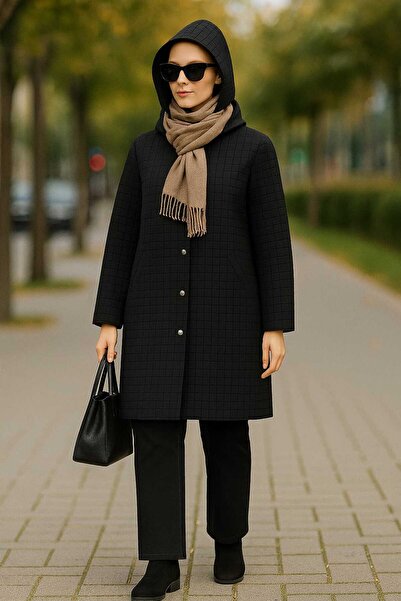 wom KAPİTONE MEVSİMLİK KAPŞONLU MONT