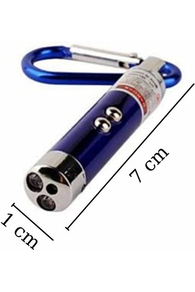 RSI Home Function Red White Illuminated Led Laser Cat Dog Toy Keychain