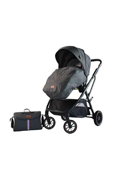 L-Sun Reversible foldable sport stroller with leg cover, 0-36 months, C7 Grey