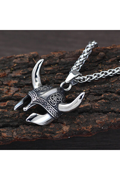 Viking Gladiator Helmet Design S+ Quality 316L Stainless Tarnish Free Steel Necklace