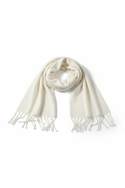 Disanuva Women's Winter Cashmere Textured Shawl Soft and Warm Scarf Model - Mother's Shawl Knitted