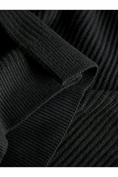 Jack & Jones Men's Black Jcogrid Knit Crew Neck Sweater & Cardigan 12283169-Black