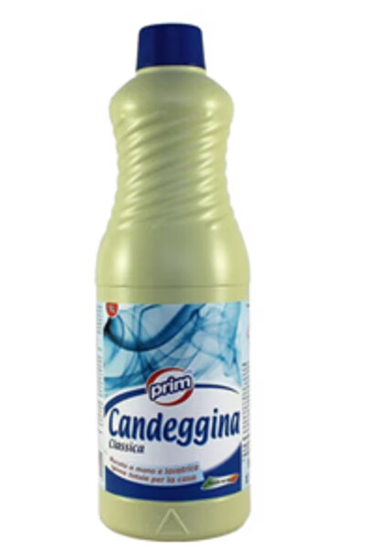 Prim Candeggina Classica universal liquid bleach, 1 L – for white laundry and sanitization