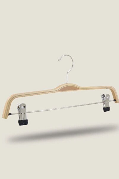 Takaz Global Cilalı Ahşap Mandallı Pantolon , Etek , Tişört Ve Üst Giyim Askı...