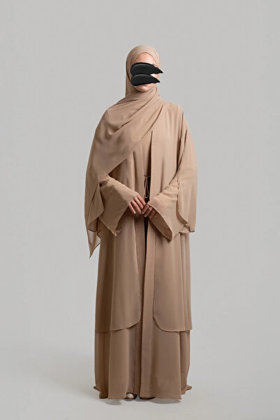Emare Dubai Abaya Set - Stone