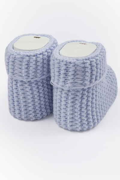 Lui Baby Baby Booties Knitwear 0/6 Months with Pompom