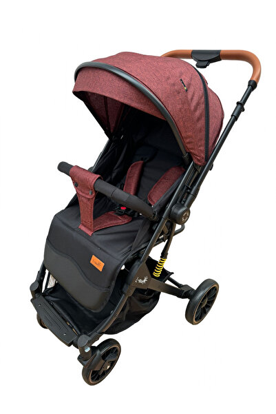 L-Sun Sport stroller, reversible, frame suspension, foldable and trolley, 6-36 months C1 Red