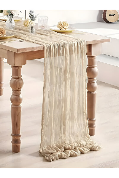 Kitchen Vogue Bohem Tarz Dekoratif Masa Örtüsü Runner | Sofra Düzenleme & Özel Gün Masa Süsü | Düğün, Nişan, Davet