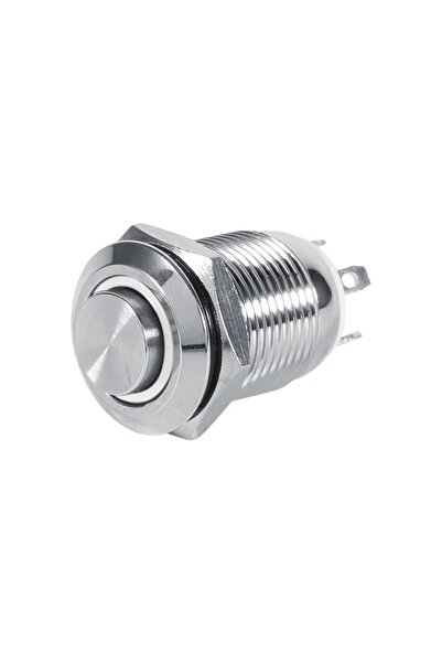 Maroces 12 MM HALKA LEDLİ METAL KALMASIZ YAYLI BUTON 4 BACAKLI IP65 BEYAZ