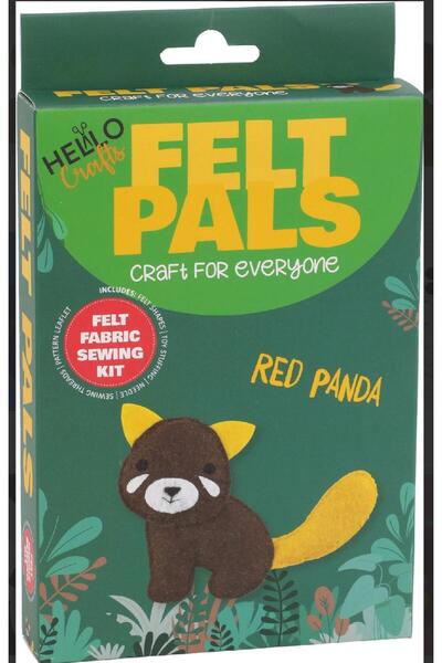 BALIM ÖRGÜ EVİ DIY Felt Toy Kit Red Panda
