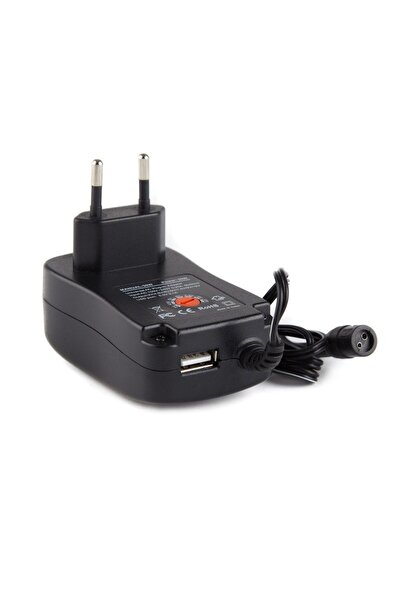 ElectroAZ Stabilized power supply 220V with adjustable voltage 3-12V/1000mah and USB output