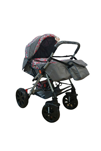 L-Sun Sport stroller reversible handle, foldable, suspension, 6-36 months, Q7 Grey - Pink