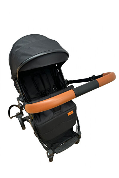 L-Sun Sport stroller, reversible, frame suspension, foldable and trolley, 6-36 months C1 Black
