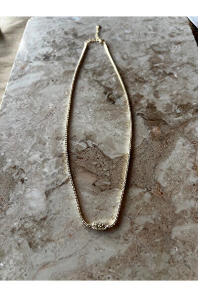 ELENOR Kadın Şık Çok Taşlı Çelik Kolye