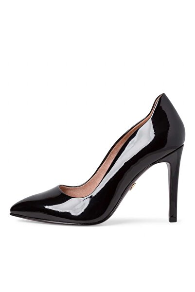 Tamaris Black patent leather stiletto shoes
