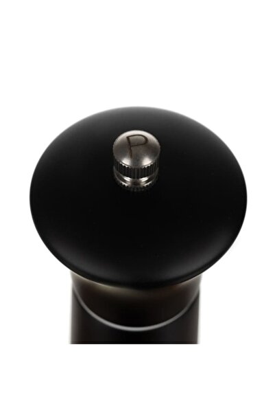 WTO Set of 2 Acacia Wood Grinders with Ceramic Core, 22 cm Height, Control for Grind Fineness