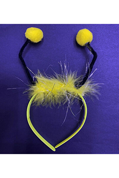 Marsilyan Πλαστική Κορώνα Μέλισσας για Παραστάσεις με Κίτρινα Πομπόν RSIEG430...