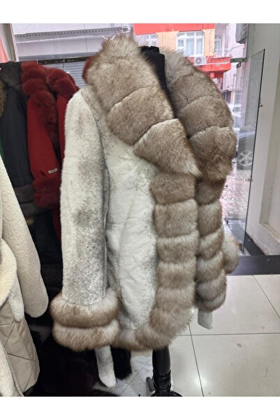 gamaro Women's Jacket Genuine Shearling Premium Custom Alcantara Fabric