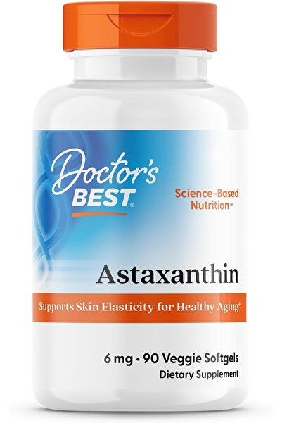 Doctor's Best Астаксантин с АстаРиъл 6мг 90 меки капсули