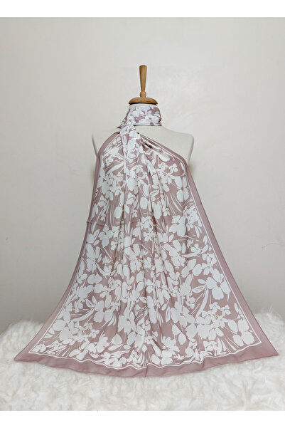 REMOMODA Patterned Floral Model Shawl Italian Cotton Stretchy Soft Shawl High Quality.